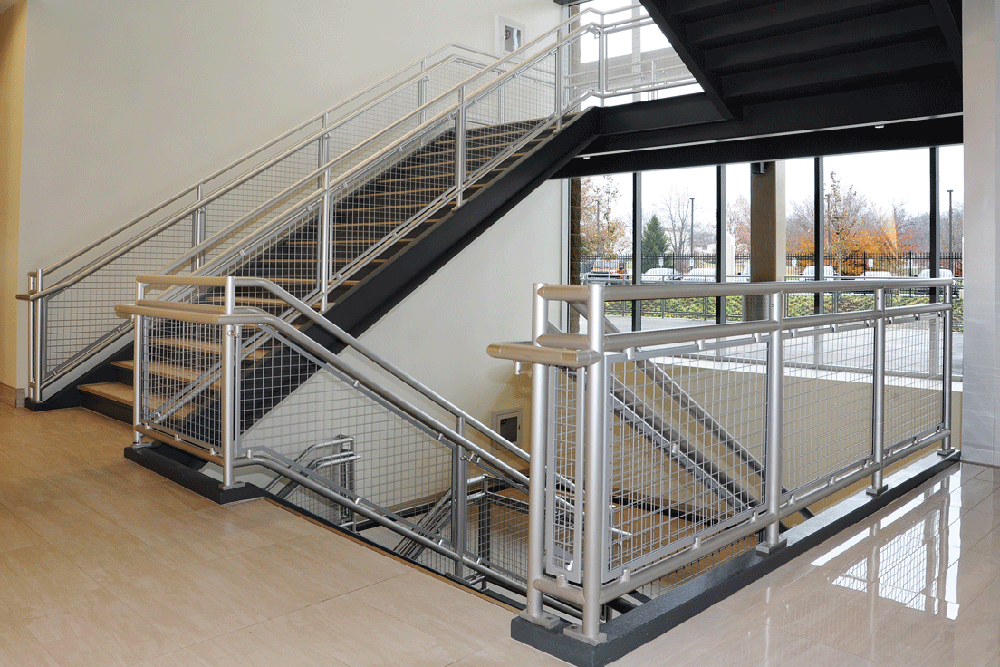 wire mesh railing system